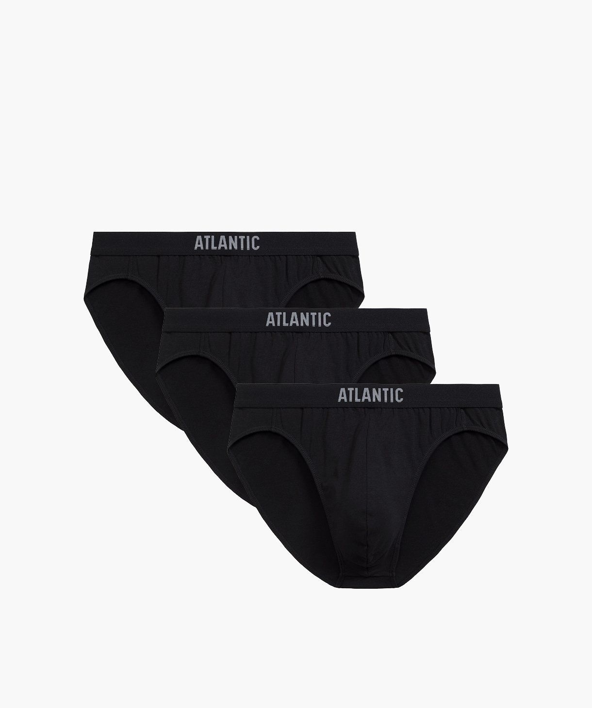 Мужские трусы Atlantic хлопок. Набор 3 шт. 3MP-094_CZA, S
