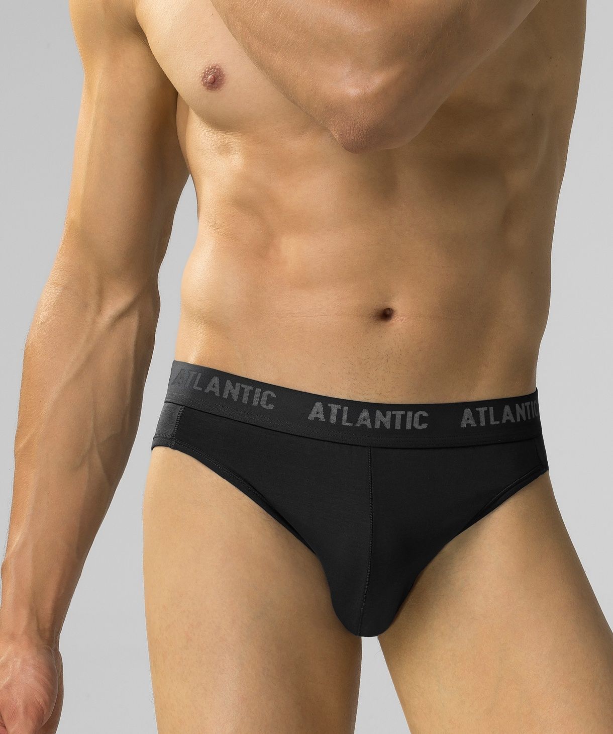 Мужские брифы Atlantic, пима хлопок MP-1583_CZA, S