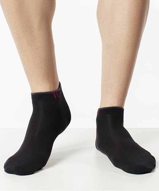 Чоловічі шкарпетки Atlantic спортивні MSC-073_Чорний, 38-40