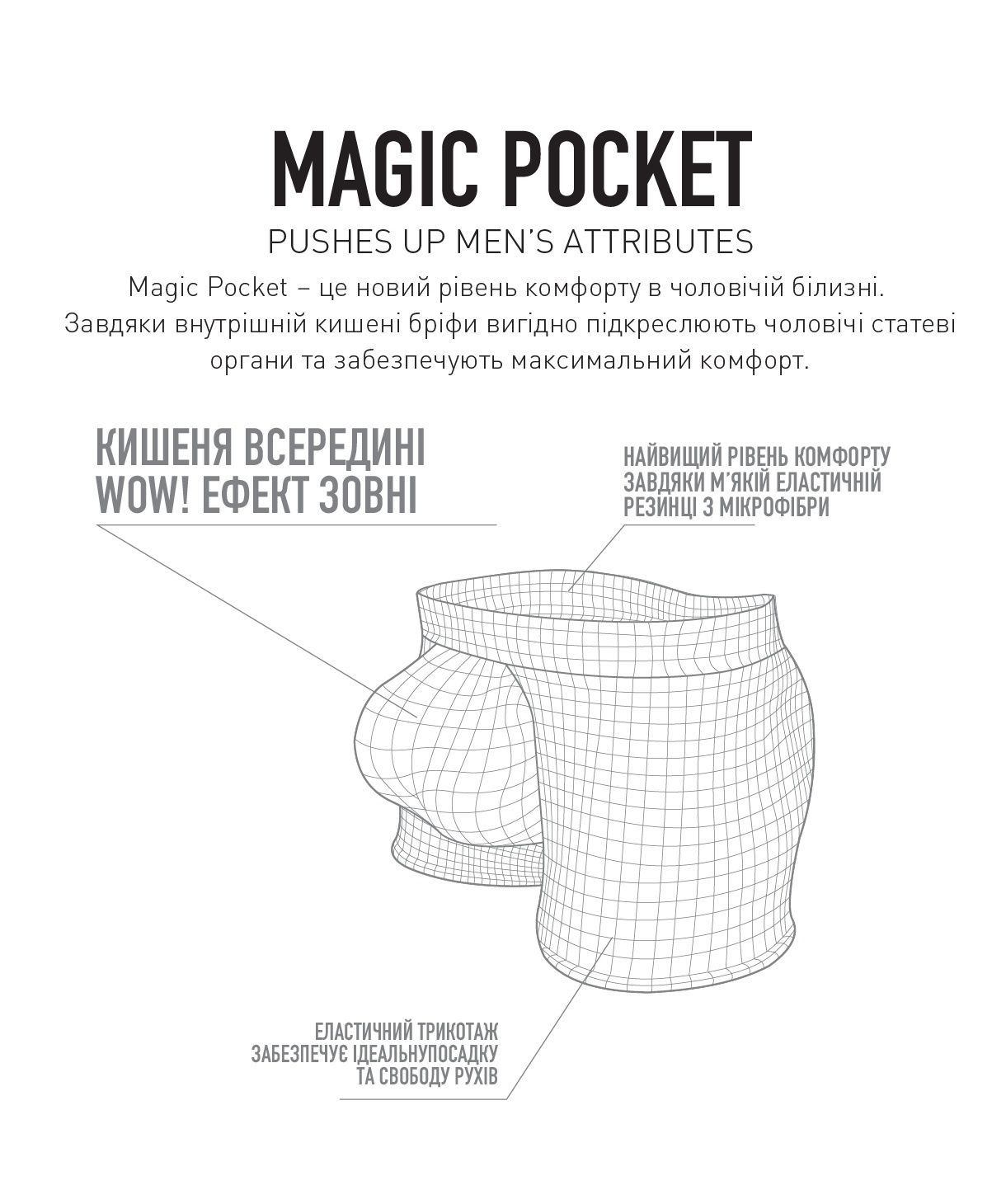 Чоловічі шорти Magic Pocket, бавовна. Набір 2 шт. 2MH-1200_ZIE/BRO, S