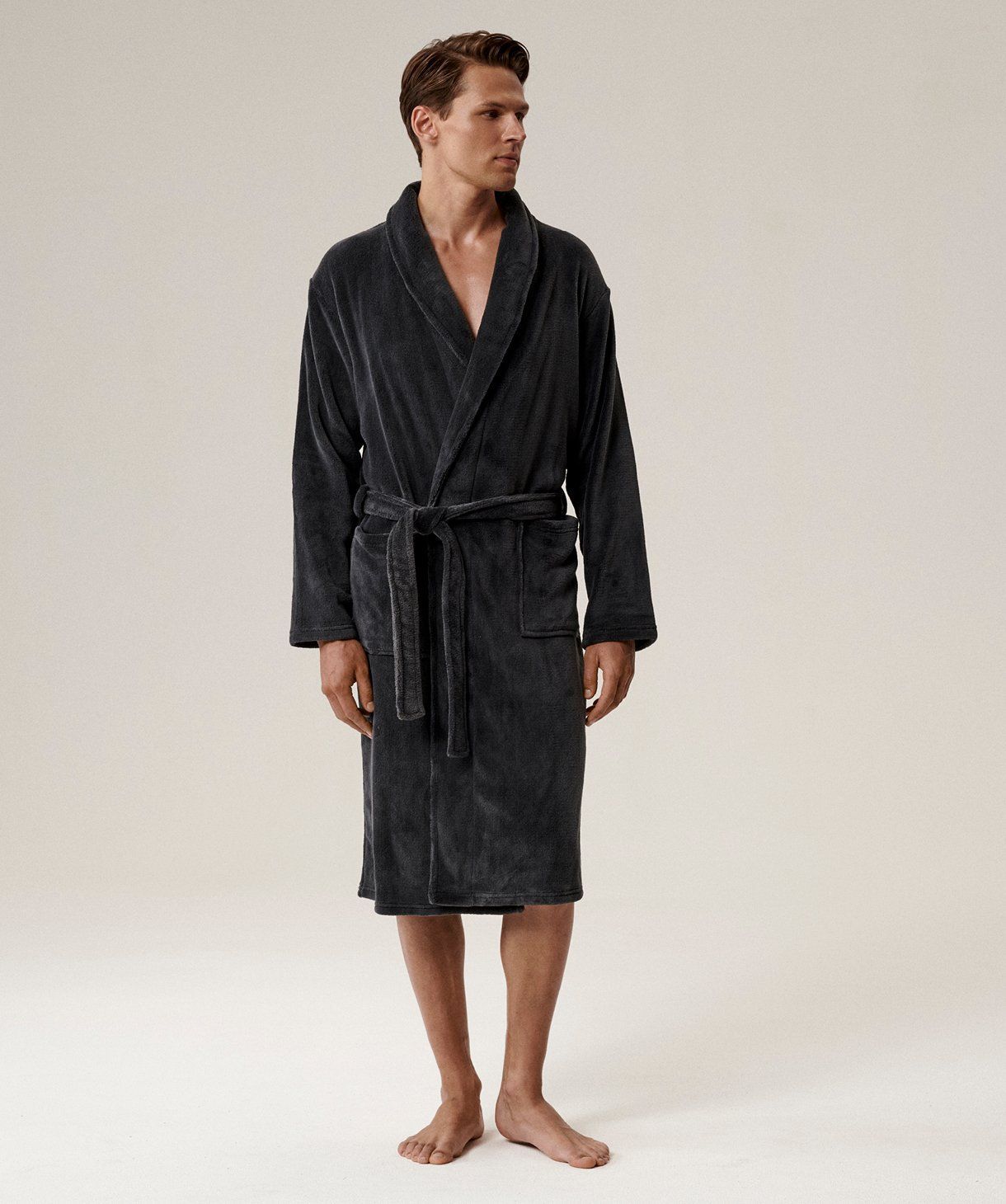 Мужской халат Atlantic, 100% полиэстер SZM-002_SZA, XL-XXL