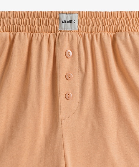 Жіноча піжама Atlantic бавовна NLP-468_BRZOSKWINIOWY, S